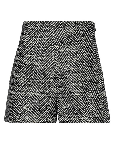 REDValentino Shorts & Bermudas Schwarz 34% Baumwolle, 25% Wolle, 15% Schurwolle, 15% Andere Fasern, 11% Polyamid