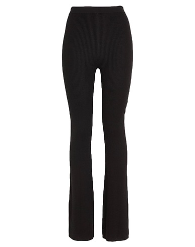 RICK OWENS パンツ ブラック カシミヤ 97% / ナイロン 2% / ポリウレタン 1%