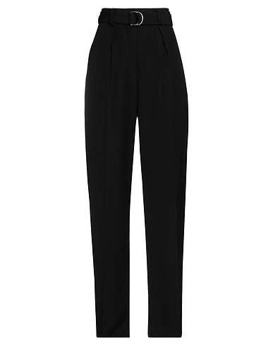 JIL SANDER Pantalone Nero 75% Viscosa, 25% Lino