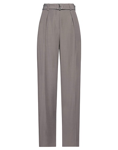 JIL SANDER Casual trouser Grey 75% Viscose, 25% Linen