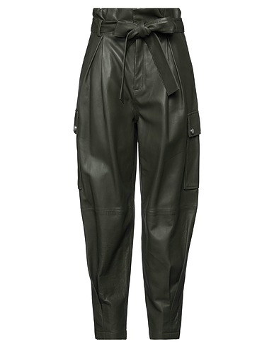 REDValentino Cargo Dark green 100% Lambskin