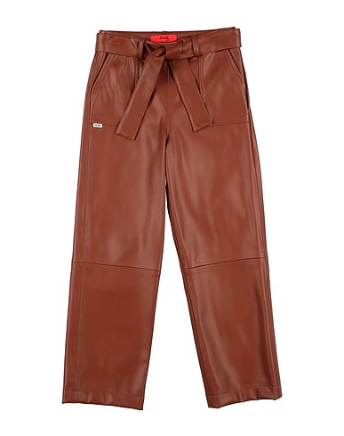 JIJIL JOLIE Casual trouser Brown 100% Polyester, Polyurethane