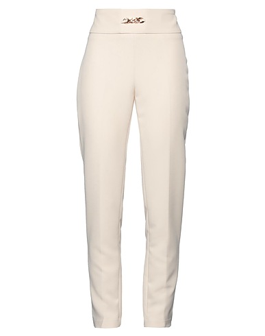 FLY GIRL Casual trouser Beige 89% Polyester, 11% Elastane