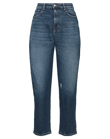 ICON DENIM Джинсовые брюки Синий 99% Хлопок, 1% Эластан