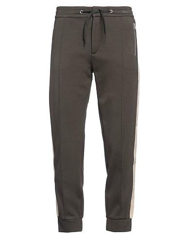 EMPORIO ARMANI Pantalone Verde scuro 100% Modal, Lana, Poliestere