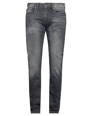 PEPE JEANS Denim trousers Grey 95% Cotton, 4% Elastomultiester, 1% Elastane
