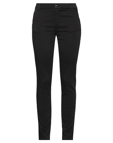 MARANI Casual trouser Black 88% Cotton, 9% Polyester, 3% Elastane