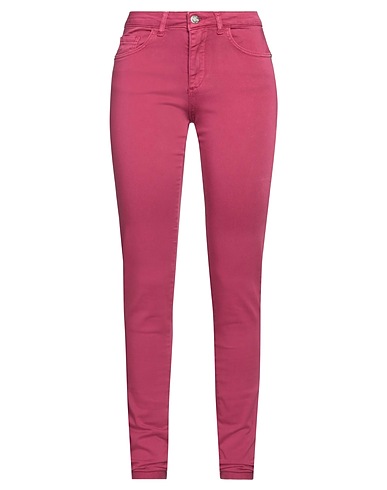 MARANI Casual trouser MAGENTA 88% Cotton, 9% Polyester, 3% Elastane
