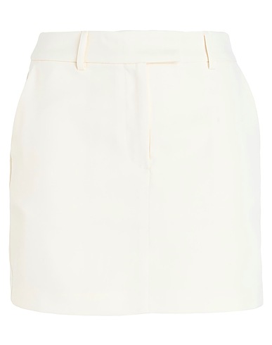 TOPSHOP Mini skirt Ivory 96% Polyester, 4% Elastane