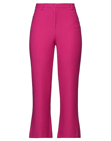MARANI Casual trouser Fuchsia 100% Polyester, Viscose, Elastane