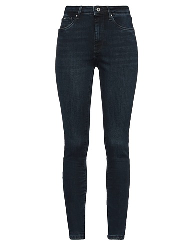 PEPE JEANS Denim trousers Blue 84% Cotton, 15% Polyester, 1% Elastane