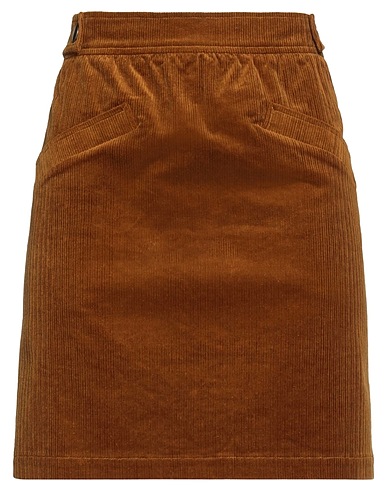 DES PETITS HAUTS Mini-jupe Kaki 95% Coton, 5% Élasthanne