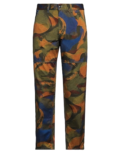 DONDUP Casual pants Military green 100% Cotton