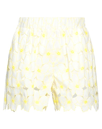 REDValentino Shorts & Bermuda White 65% Cotton, 35% Polyester