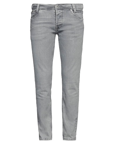 PEPE JEANS Denim trousers Grey 88% Cotton, 10% Polyester, 2% Elastane