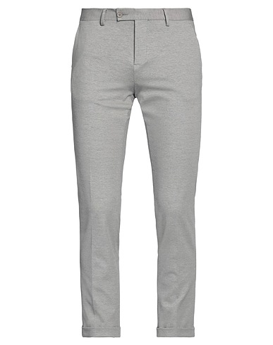 BERNESE Milano Casual pants Light grey 56% Cotton, 37% Polyamide, 7% Elastane