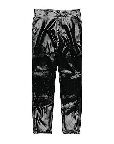SHOPART Casual trouser Black 60% Polyurethane, 40% Polyethylene