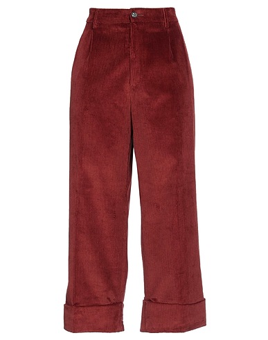 BERWICH Casual trouser Burgundy 98% Cotton, 2% Elastane