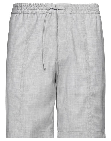 EMPORIO ARMANI Shorts & Bermuda Grey 100% Virgin Wool