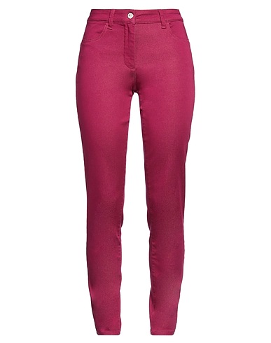 LIU •JO Denim pants Plum 58% Cotton, 39% Polyester, 3% Elastane