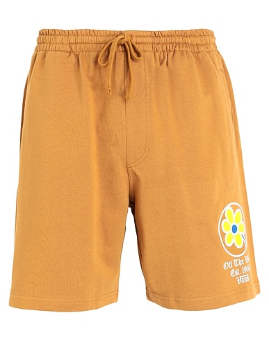 VANS Shorts & Bermuda MUSIC ACADEMY FLEECE SHORT
 Mustard 100% Cotton