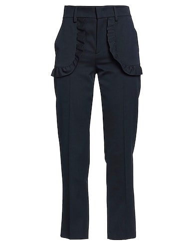 REDValentino Casual trouser Midnight blue 57% Cotton, 43% Virgin Wool