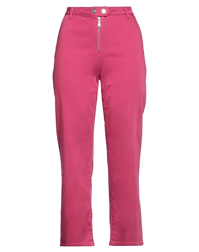 MARANI Casual trouser Magenta 88% Cotton, 9% Polyester, 3% Elastane