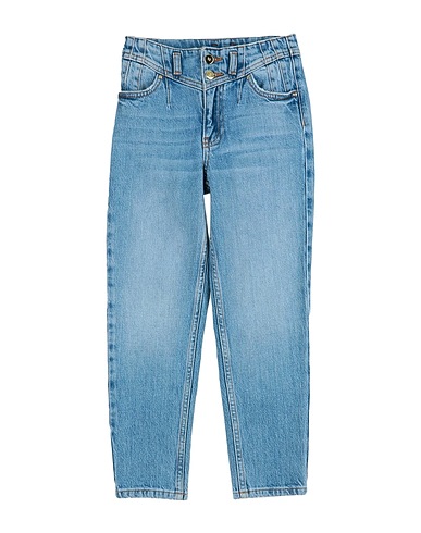 LIU •JO Denim pants MINI ME BLU 99% Cotton, 1% Elastane