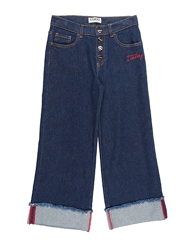 ICEBERG Denim trousers Blue 99% Cotton, 1% Elastane