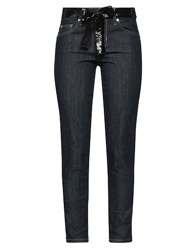LIU •JO Denim trousers Blue 76% Cotton, 22% Polyester, 2% Elastane