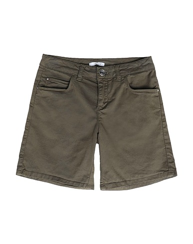 LIU •JO Shorts & Bermuda Military green 98% Cotton, 2% Elastane