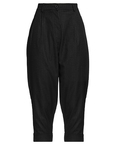 BACKGROUND Casual trouser Black 65% Polyester, 32% Viscose, 3% Elastane