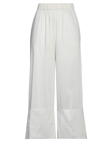 ALESSIA SANTI Casual pants Light grey 71% Cotton, 29% Polyester