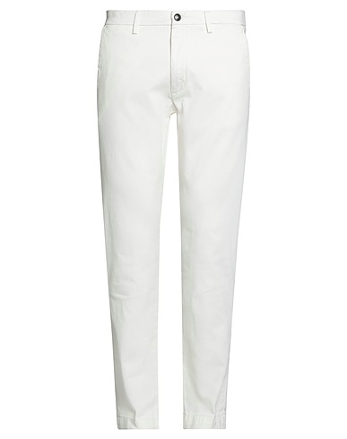 LIU •JO MAN Pantalone Off white 98% Cotone, 2% Elastan