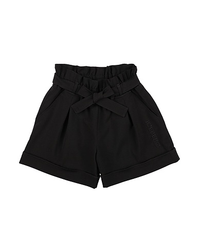 ICEBERG Shorts & Bermuda Black 90% Polyester, 10% Elastane