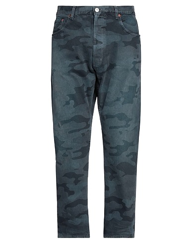 HAIKURE Denim trousers Slate blue 100% Cotton