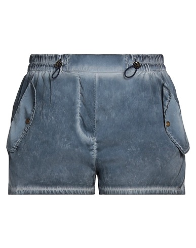 MR & MRS ITALY Shorts & Bermuda Slate blue 73% Viscose, 27% Cotton