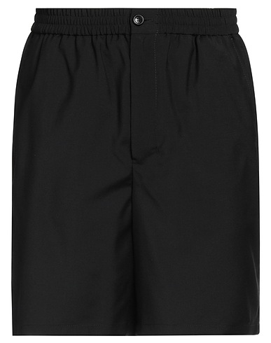 AMI ALEXANDRE MATTIUSSI Shorts & Bermuda Black 100% Virgin Wool