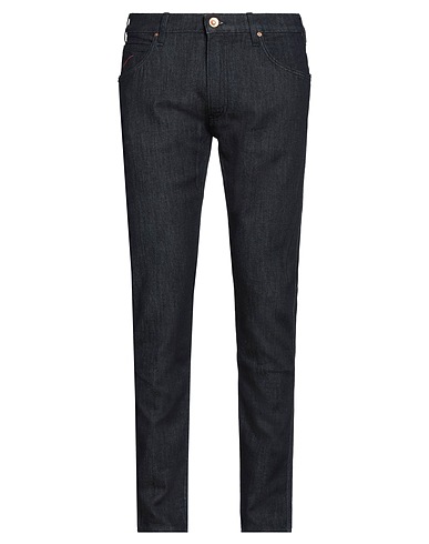 HAND PICKED Denim trousers Blue 98% Cotton, 2% Elastane