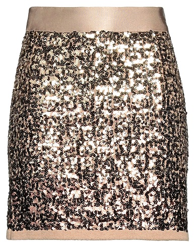 PINKO Minigonna Sabbia 95% Cotone, 5% Cachemire, Poliammide, Poliestere, Polietilene