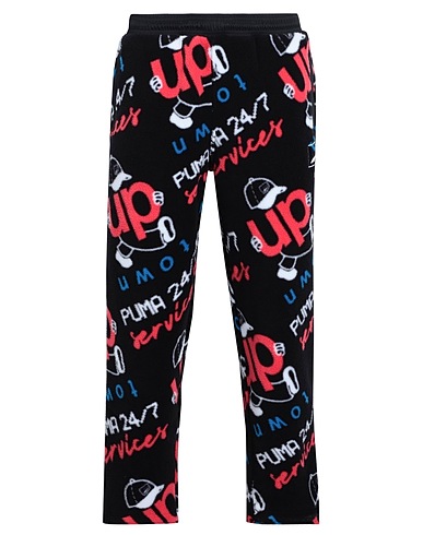 PUMA Pantalón UPTOWN Polarfleece Pants
 Negro 100% Poliéster