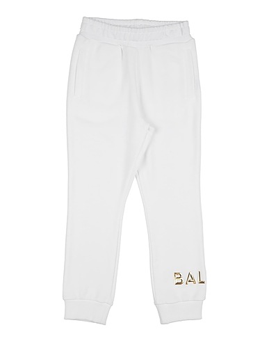 BALMAIN Casual trouser White 100% Cotton