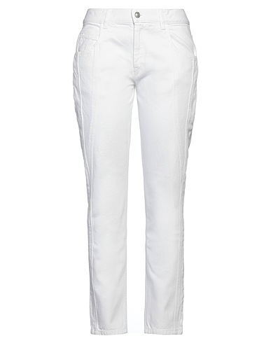 ISABEL MARANT Pantaloni jeans Bianco 100% Cotone