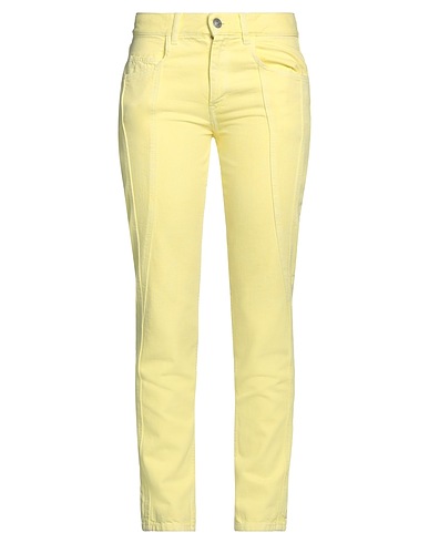 ISABEL MARANT Pantaloni jeans Giallo 100% Cotone