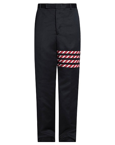 THOM BROWNE Casual pants Midnight blue 100% Cotton