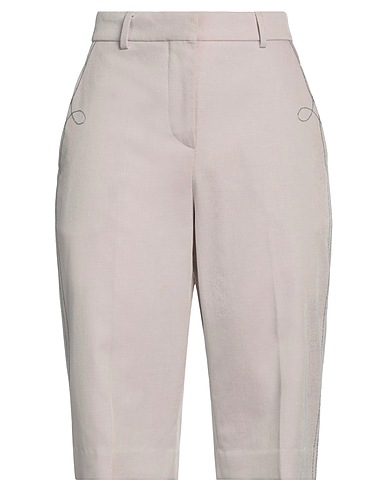CEDRIC CHARLIER Casual pants Antique rose 88% Cotton, 11% Polyamide, 1% Elastane