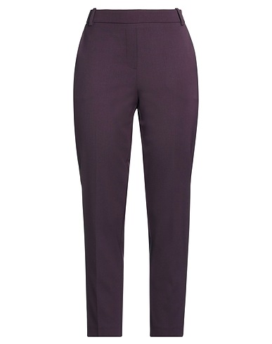 KILTIE Casual trouser Plum 53% Polyester, 43% Virgin Wool, 4% Elastane