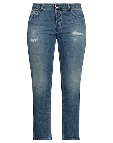 RE_HASH Denim trousers Blue 98% Organic cotton, 2% Elastane