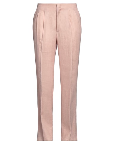 TAGLIATORE 02-05 Casual pants Light pink 100% Linen