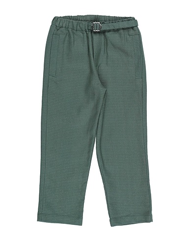SIMPLE KIDS Pantalone Verde scuro 100% Cotone